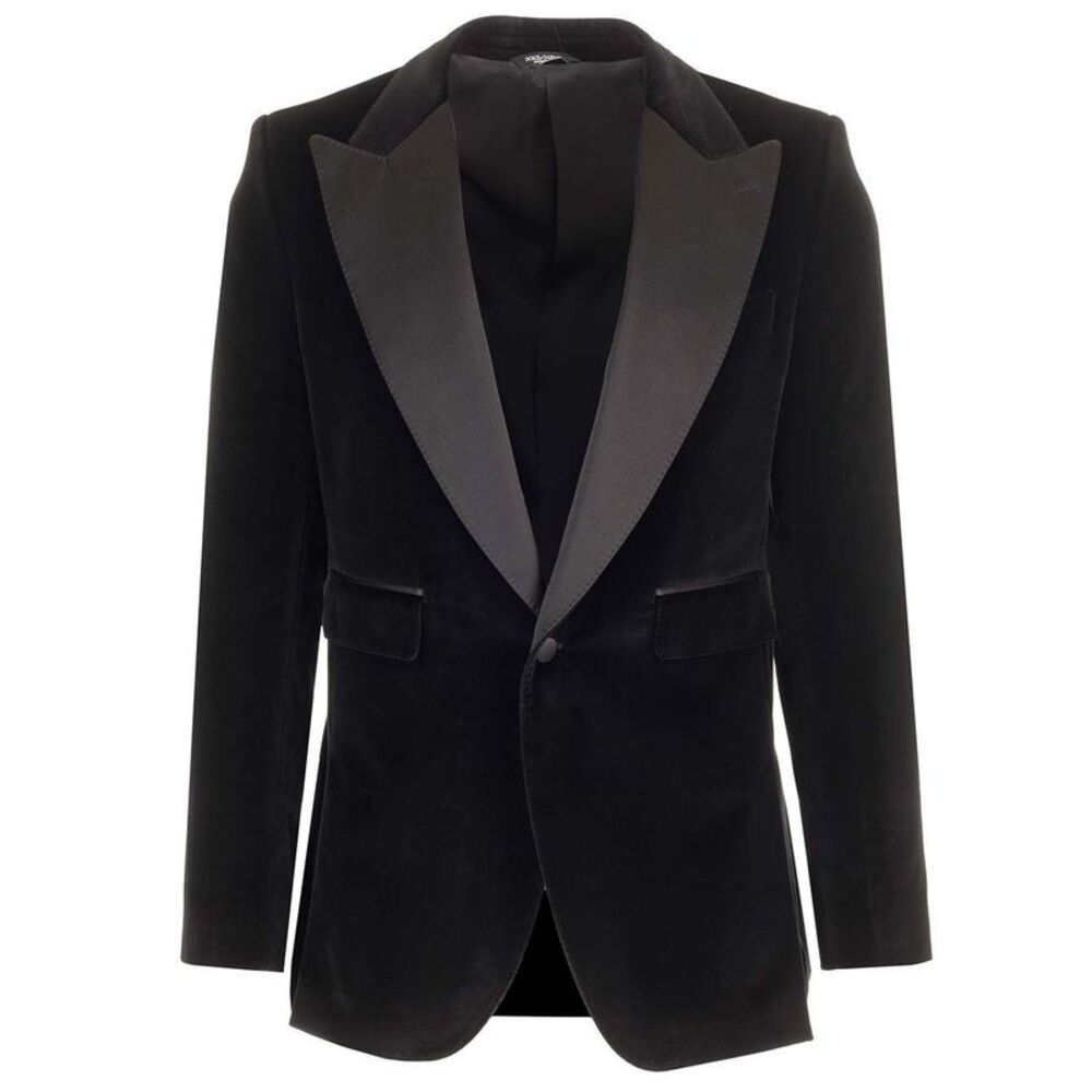 Dolce & Gabbana Men Velvet Tuxedo Jacket